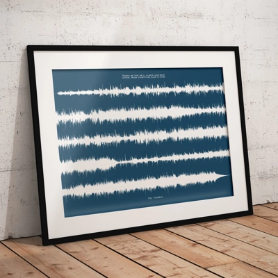 Song Art Print Sound Wave Art Song Art Print Sound Wave Art