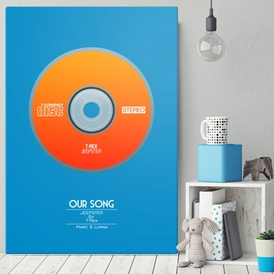 Compact Disc - Music Art | Custom Art Gift Compact Disc - Music Art | Custom Art Gift