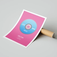 Compact Disc - Music Art | Custom Art Gift