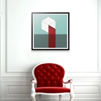 Boxes Minimalist Art Prints