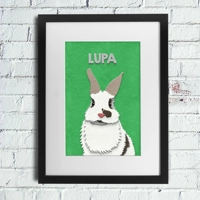 Fuzzy Pet Paw-trait Art | Fuzzy Felt Pets