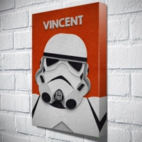 Fuzzy Star Wars Name Art