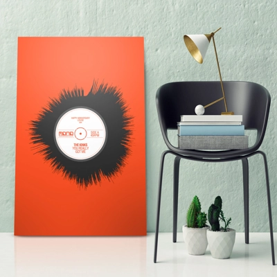 Vinyl Song Sound Wave Art Vinyl Song Sound Wave Art