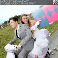 Canvas Double Audio Sound Wave Art