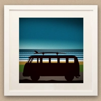 Surf Art Prints - Diptych