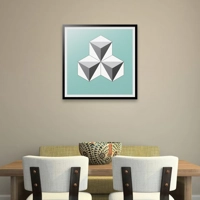 Cube Slice Minimalist Art Prints