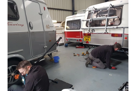 Eriba Caravan Full Service. Hellingly, East Sussex,