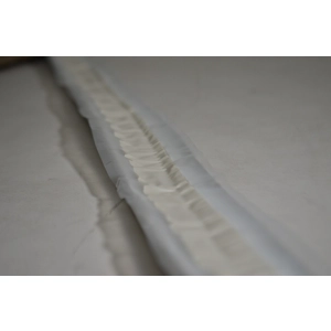 Eriba central rail gummed white sealing profile