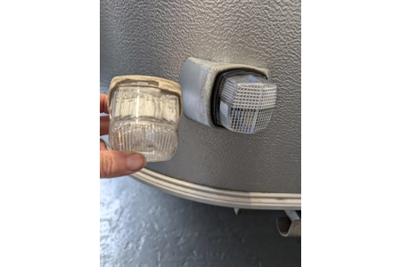 Eriba Front lower marker lights 12V