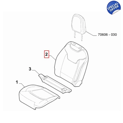 JEEP Seat Cover | 185832289