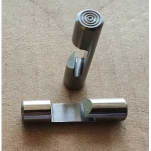 Webley Mk3 Front under lever button in Stainless Steel