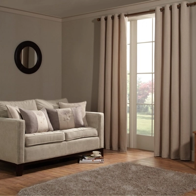 Machello Eyelet 66x72 Curtains Cream Machello Eyelet 66x72 Curtains Cream