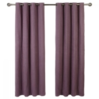 Machello Eyelet 66x72 Curtains Plum
