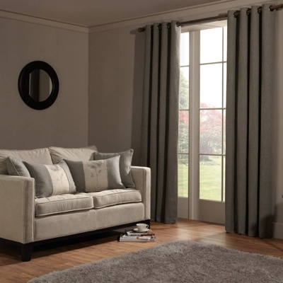 Machello Eyelet 66x72 Curtains Taupe Machello Eyelet 66x72 Curtains Taupe