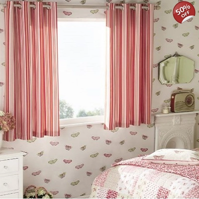 Wildwood Eyelet 66x54 Lined Curtains Chintz Wildwood Eyelet 66x54 Lined Curtains Chintz