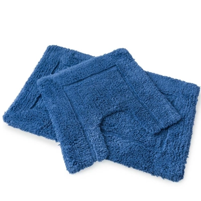 Luxurious Royal Blue 2 Piece Cotton Bath Set Luxurious Royal Blue 2 Piece Cotton Bath Set
