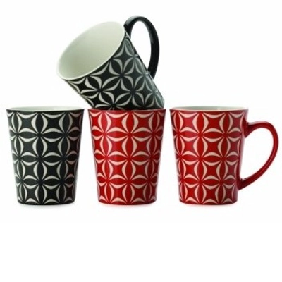 Maxwell Williams Graphique Mugs Set of 4 Star Maxwell Williams Graphique Mugs Set of 4 Star