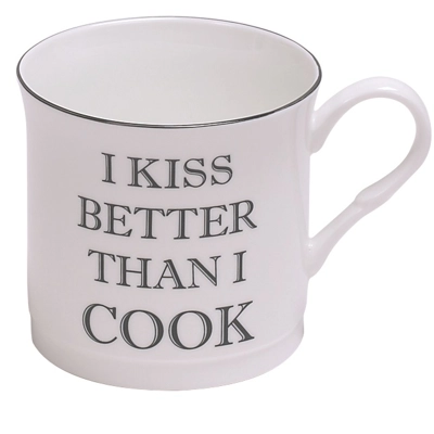 Quote China Mug "I Kiss Better"