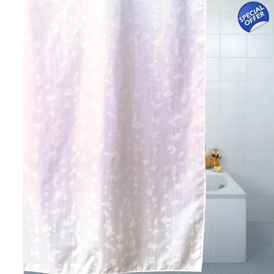 Blossom white shower curtain Blossom white shower curtain