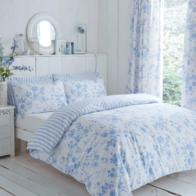 Alicia Double Duvet Set Blue Alicia Double Duvet Set Blue