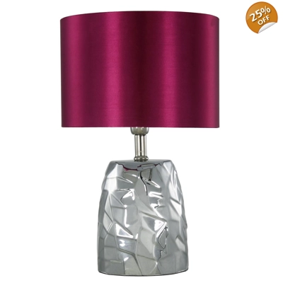 Chrome contemporary table lamp Berry Chrome contemporary table lamp Berry