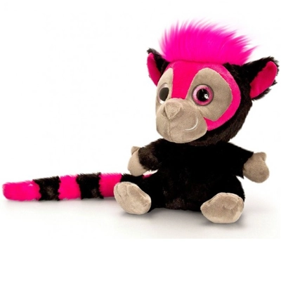 Moonling Lemur Keychain Black