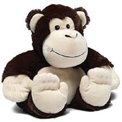 Microwavable Cosy Plush Monkey