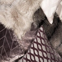 Hoxley large feather filled cushion Truffle