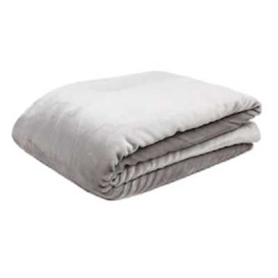 Cosy softest fleece throw Silver