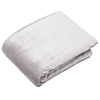 Cosy softest fleece throw Silver