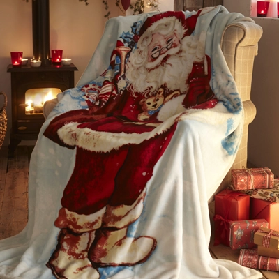 Santa Fleece Throwover