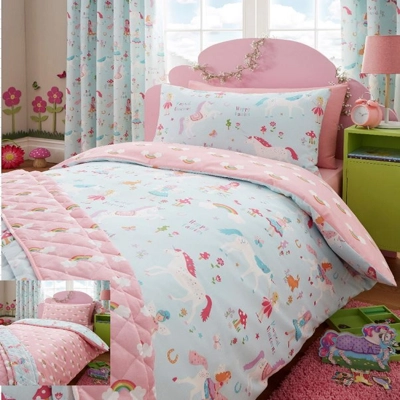 Magical Unicorns Single Duvet Set Magical Unicorns Single Duvet Set