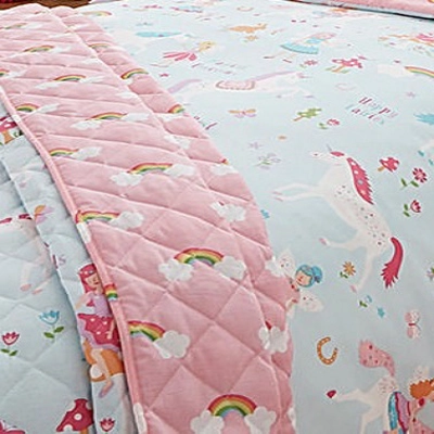 Magical Unicorns Quilted Thowover Magical Unicorns Quilted Thowover