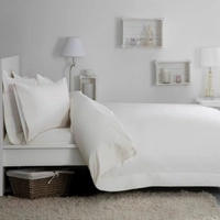 400TC King Fitted Extra Deep Sheet Ivory Egyptian Cotton Sateen