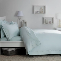 400TC Superking Fitted Extra Deep Sheet Duckegg Egyptian Cotton Sateen