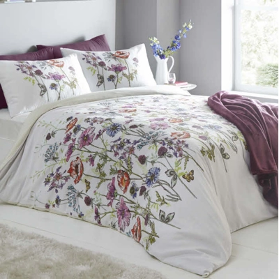 Charlotte 300TC King Percale Duvet Set