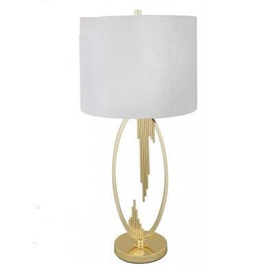 Abstract gold and Ivory large statement lamp Abstract gold and Ivory large statement lamp