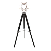 Hollywood Photo Luminaire Black & Chrome Tripod Lamp