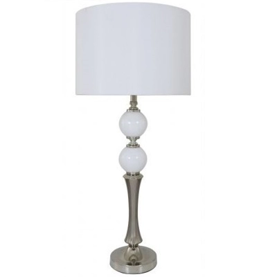 Pearl white glass ball table lamp Pearl white glass ball table lamp