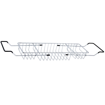 Chrome extendable bath rack Chrome extendable bath rack