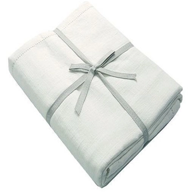 Primavera Cotton Tablecloth Porcelain 51x70 inches