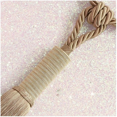 Spiral Tieback Beige Spiral Tieback Beige