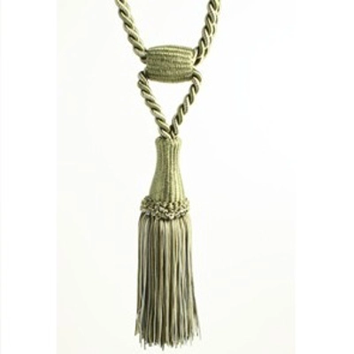 Value classic tassel tieback sage green