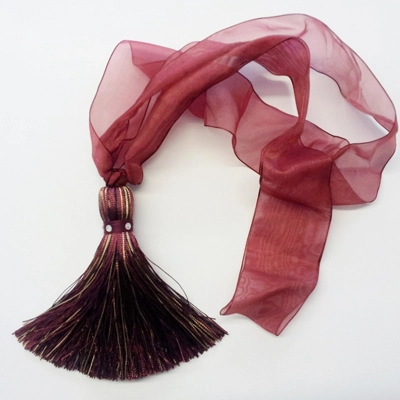 Mini Organza Tieback Wine mix Mini Organza Tieback Wine mix