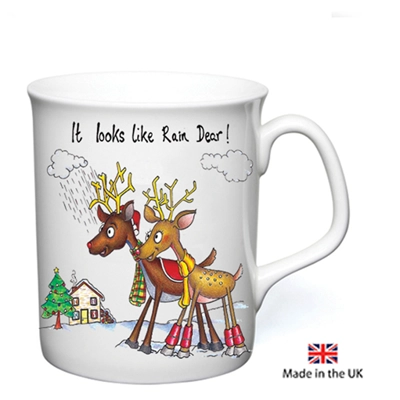 Christmas Mug Looks Like Reindeer Christmas Mug Looks Like Reindeer
