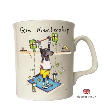 Bone China Gin Membership Mug Bone China Gin Membership Mug