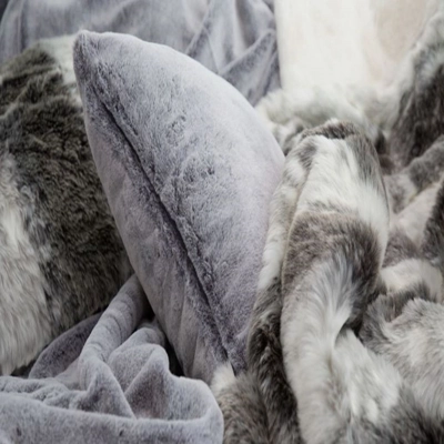 Frost Luxury Faux Fur Filled Cushion