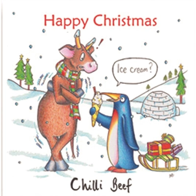Christmas Card Chilli Beef Christmas Card Chilli Beef