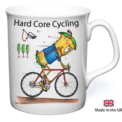 Bone China Hard Core Cycling Mug Bone China Hard Core Cycling Mug