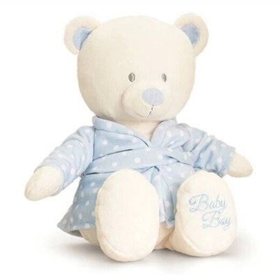 Baby Bear in Dressing Gown Blue Baby Bear in Dressing Gown Blue